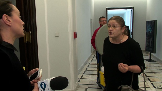 Krystyna Pawłowicz do reporterki TVN24: pani jest idiotką